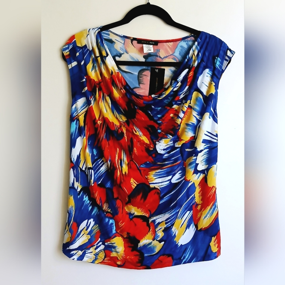 Jennie & Marlis Multicolor Sleeveless Blouse XL